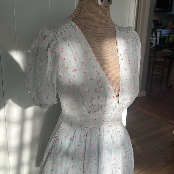 Loveshackfancy - Ruby silk crepe mini dress- Size XS - Picture 14 of 17